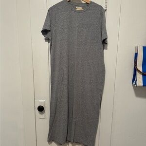 Madewell Grey T shirt dress